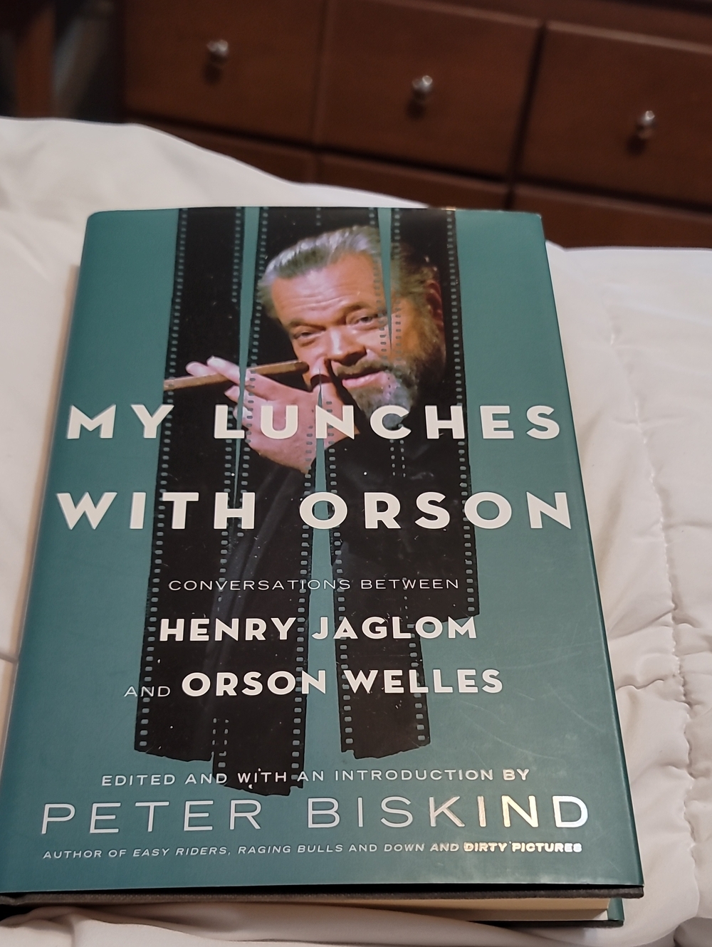 My Lunches with Orson — Hardcover Book, Teal Cover